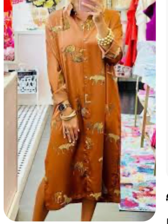 Umgee Dresses & Skirts - Umgee Small S cheetah midi shirt dress